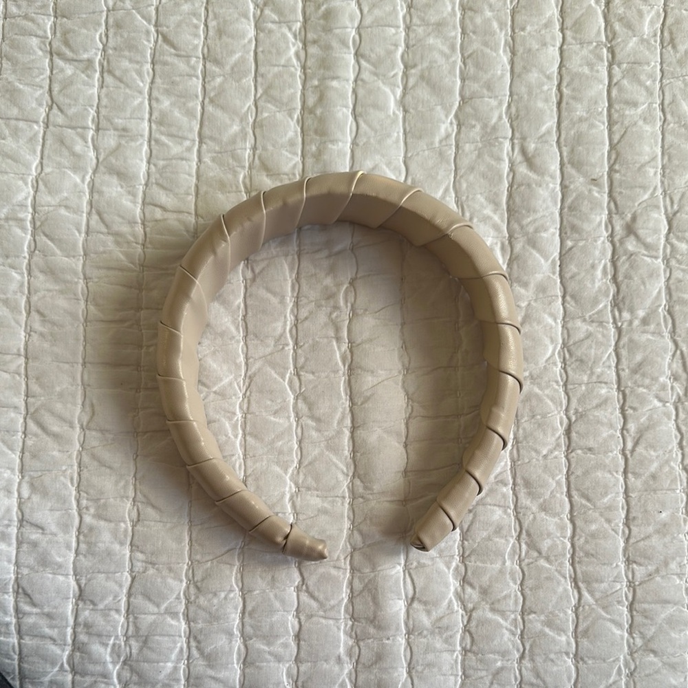 Anthropologie Cream Headband